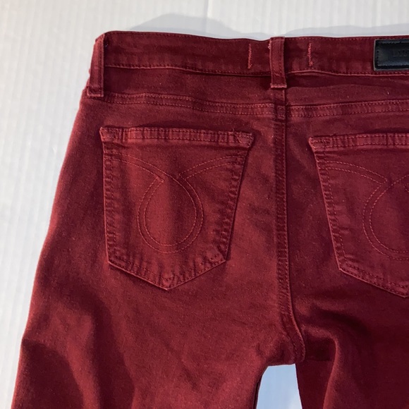 Big Star Maddie Skinny Size 26 R Denim Red Jeans - Picture 11 of 13
